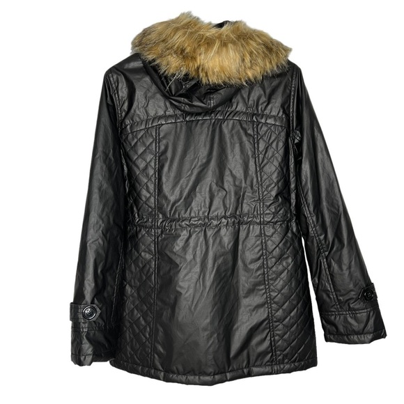 Sanctuary Manhattan Parka Coat with Faux Fur Size S NEW - Picture 8 of 16